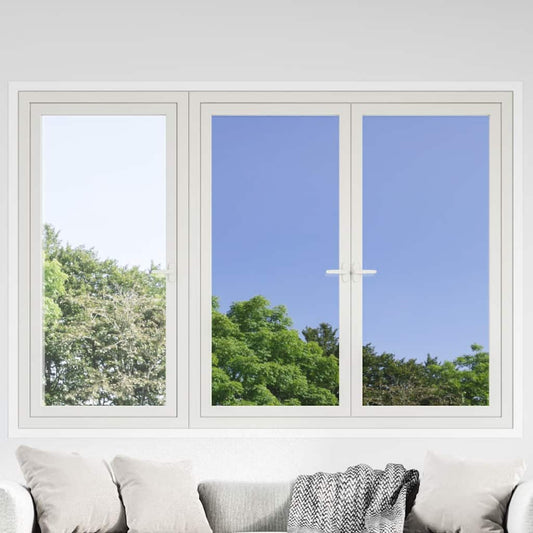 Pellicole Solari Statiche 5pz Effetto Riflettente Argento PVC