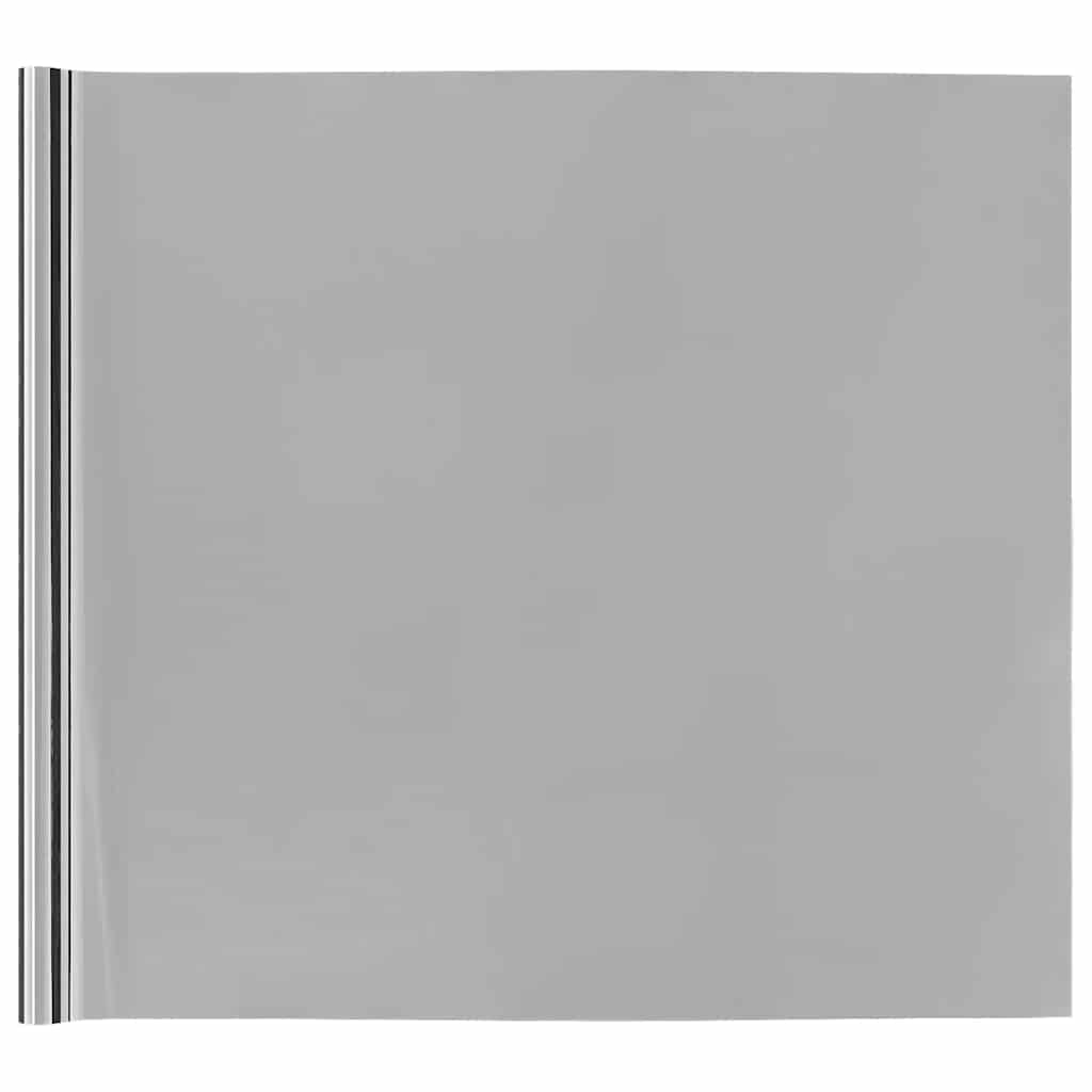 Pellicole Solari Statiche 5pz Effetto Riflettente Argento PVC