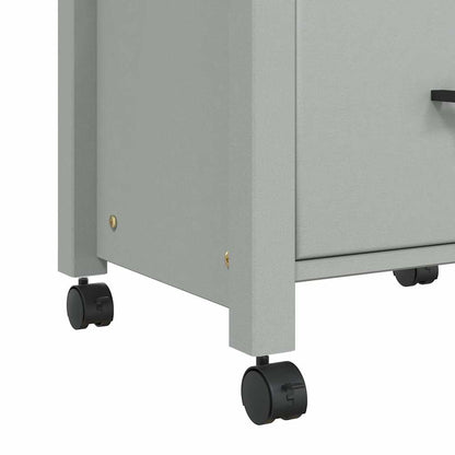 Carrello da Cucina MONZA 48x40x90 cm in Legno Massello di Pino - homemem39