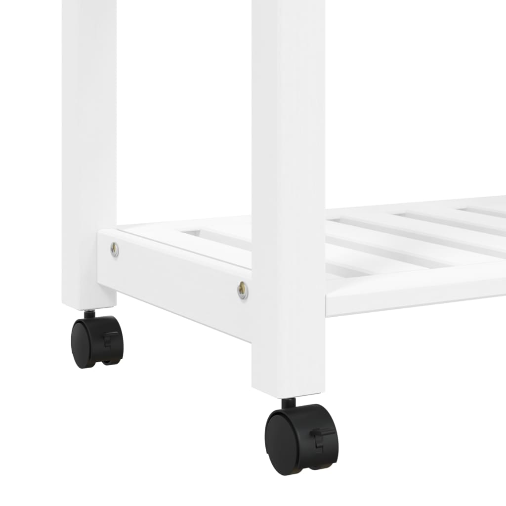 Carrello da Cucina MONZA 84x40x90 cm in Legno Massello di Pino - homemem39