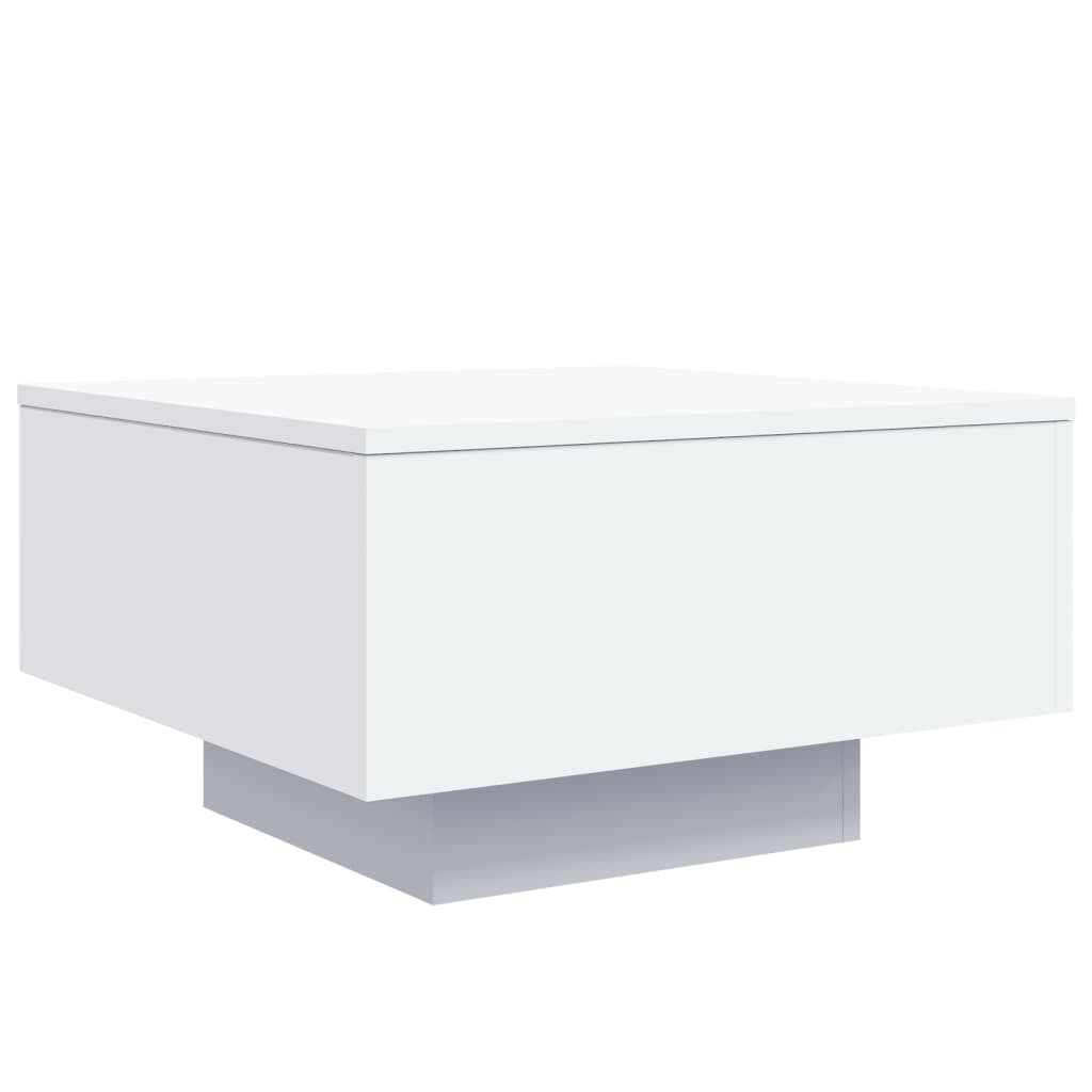 Tavolino da Salotto Bianco 55x55x31 cm in Legno Multistrato | homemem39