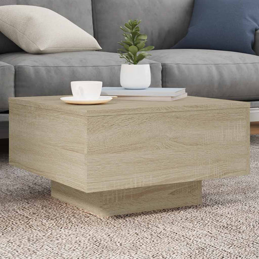 Tavolino da Salotto Rovere Sonoma 55x55x31 cm Legno Multistrato | homemem39