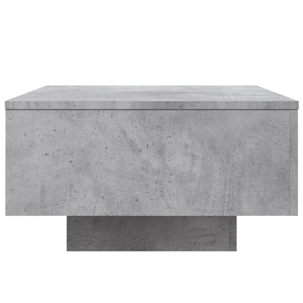 Tavolino da Salotto Grigio Cemento 55x55x31cm Legno Multistrato | homemem39