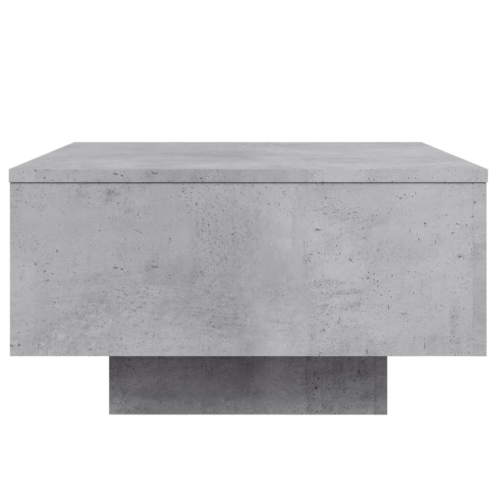 Tavolino da Salotto Grigio Cemento 55x55x31cm Legno Multistrato | homemem39