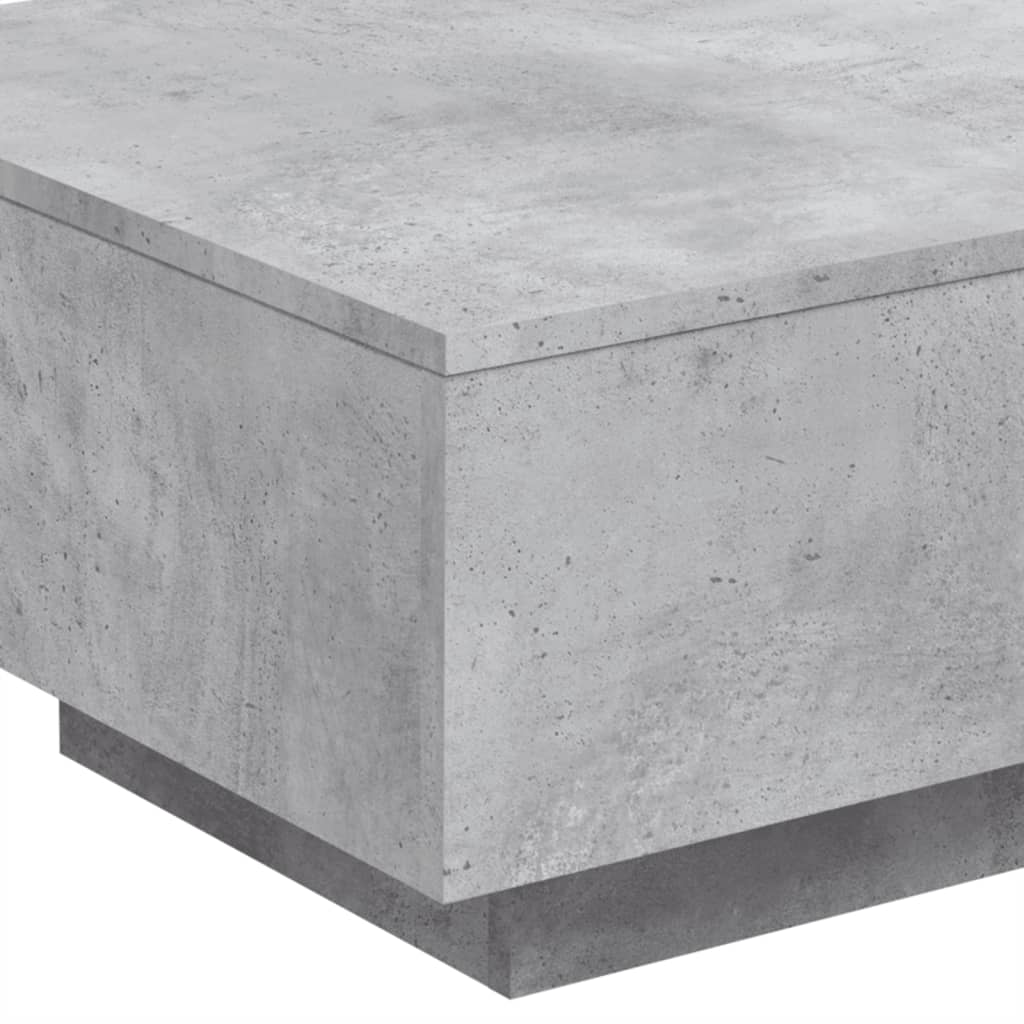 Tavolino da Salotto Grigio Cemento 55x55x31cm Legno Multistrato | homemem39