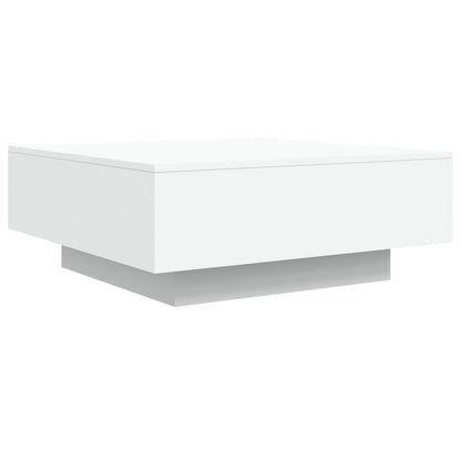 Tavolino da Salotto Bianco 80x80x31 cm in Legno Multistrato | homemem39