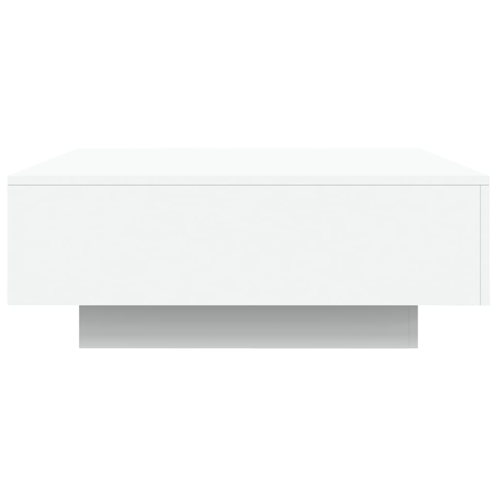Tavolino da Salotto Bianco 80x80x31 cm in Legno Multistrato | homemem39