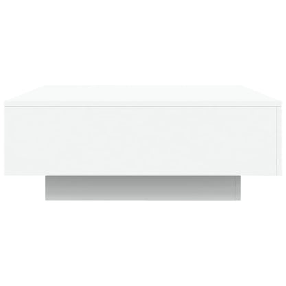 Tavolino da Salotto Bianco 80x80x31 cm in Legno Multistrato | homemem39
