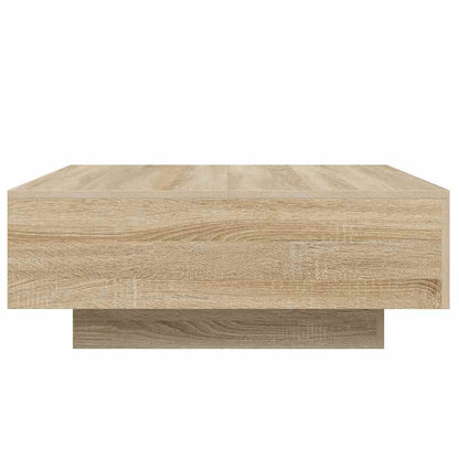 Tavolino da Salotto Rovere Sonoma 80x80x31 cm Legno Multistrato