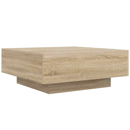 Tavolino da Salotto Rovere Sonoma 80x80x31 cm Legno Multistrato | homemem39