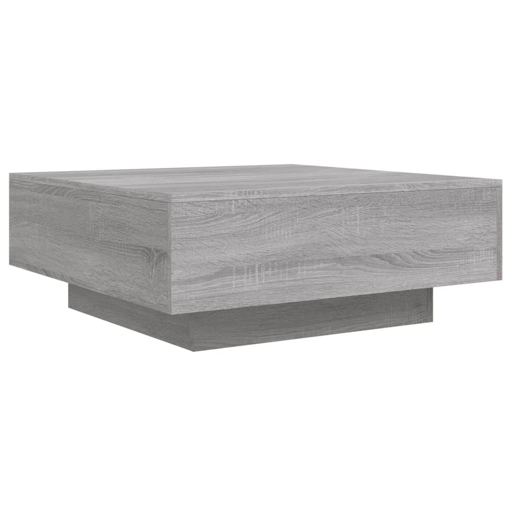 Tavolino da Salotto Grigio Sonoma 80x80x31 cm Legno Multistrato | homemem39