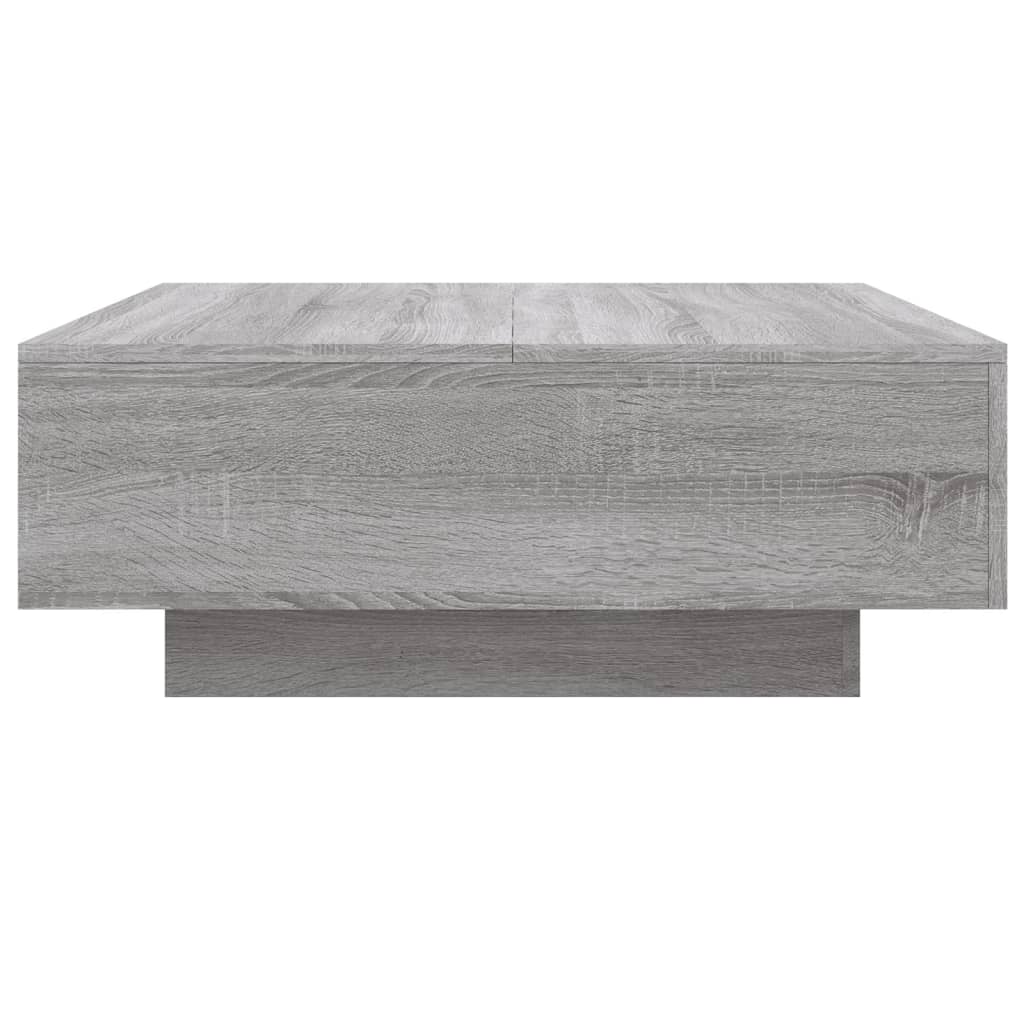 Tavolino da Salotto Grigio Sonoma 80x80x31 cm Legno Multistrato | homemem39