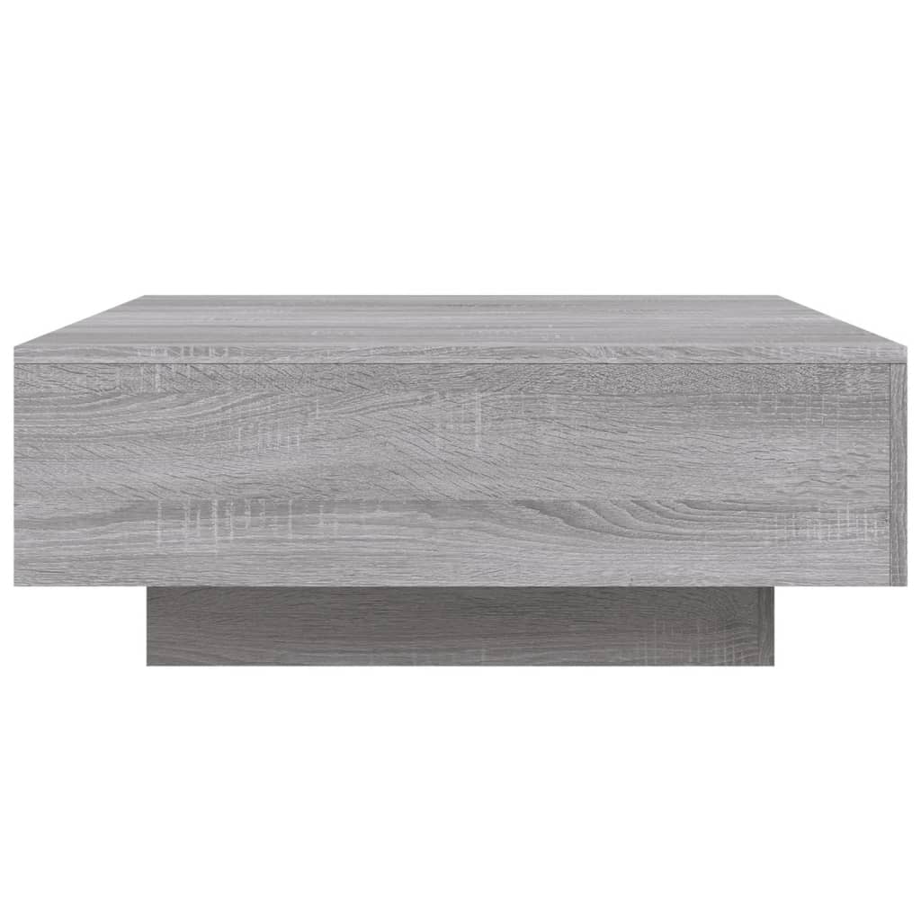 Tavolino da Salotto Grigio Sonoma 80x80x31 cm Legno Multistrato | homemem39
