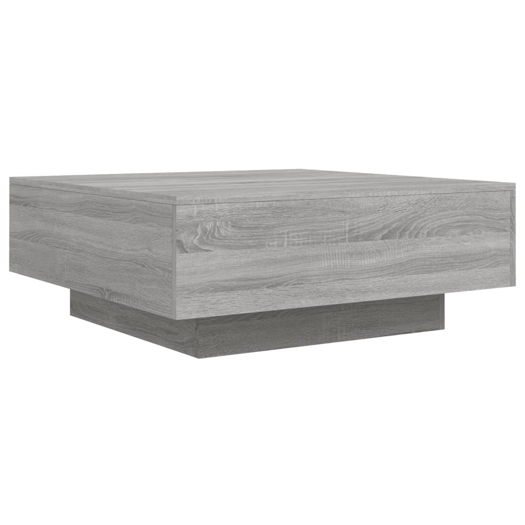 Tavolino da Salotto Grigio Sonoma 80x80x31 cm Legno Multistrato | homemem39