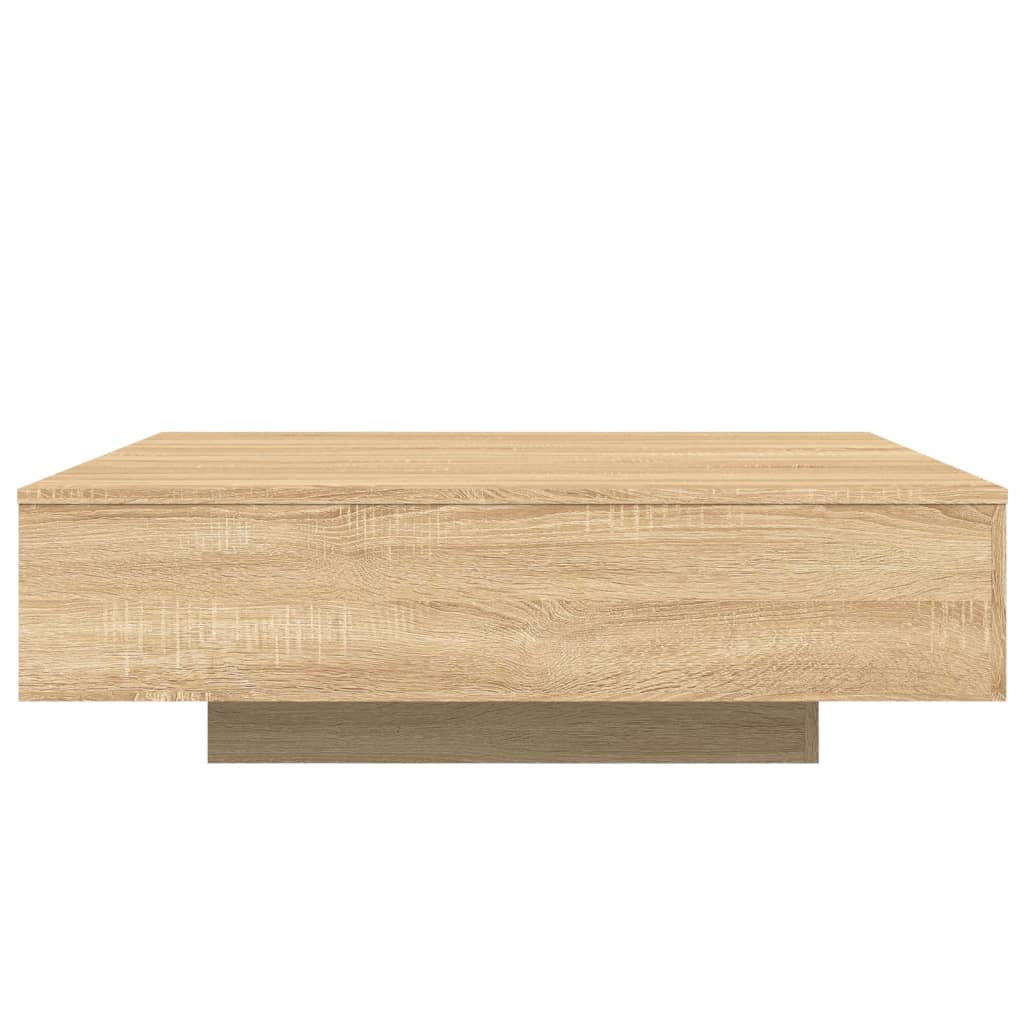 Tavolino Salotto Rovere Sonoma 100x100x31 cm Legno Multistrato