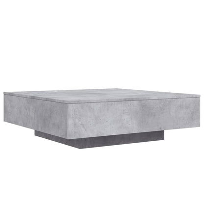 Tavolino Salotto Grigio Cemento 100x100x31 cm Legno Multistrato