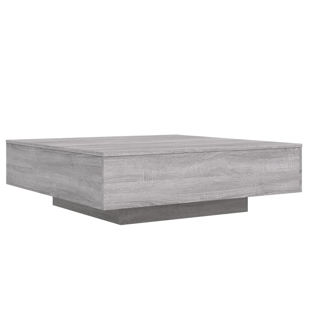 Tavolino Salotto Grigio Sonoma 100x100x31 cm Legno Multistrato | homemem39