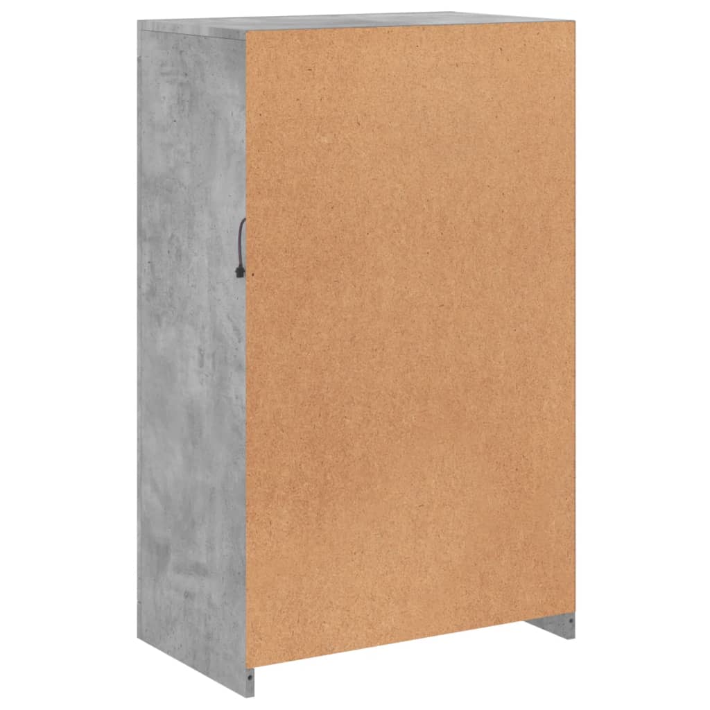Armadietto con Luci LED Grigio Cemento in Legno Multistrato | homemem39