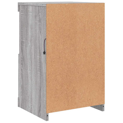 Armadietto con Luci LED Grigio Sonoma in Legno Multistrato - homemem39