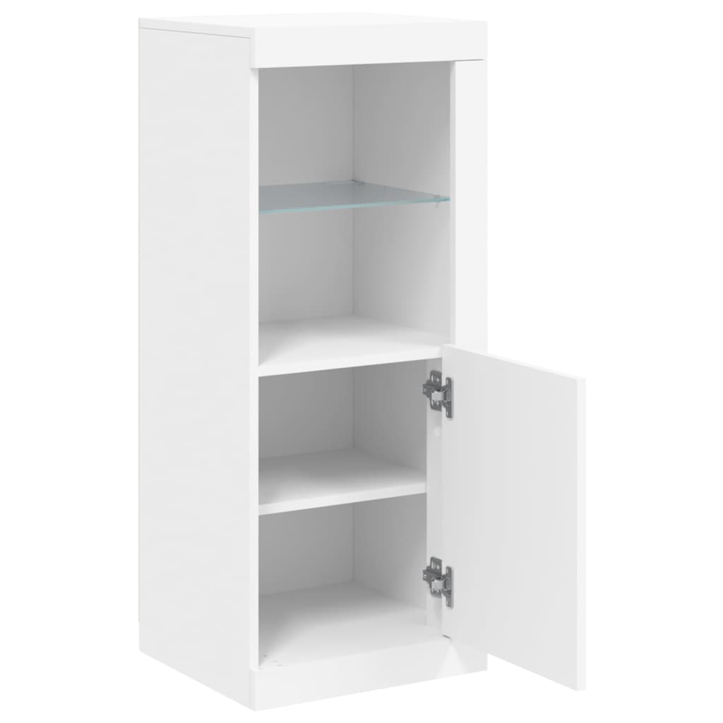 Credenza con Luci LED Bianca 41x37x100 cm - homemem39