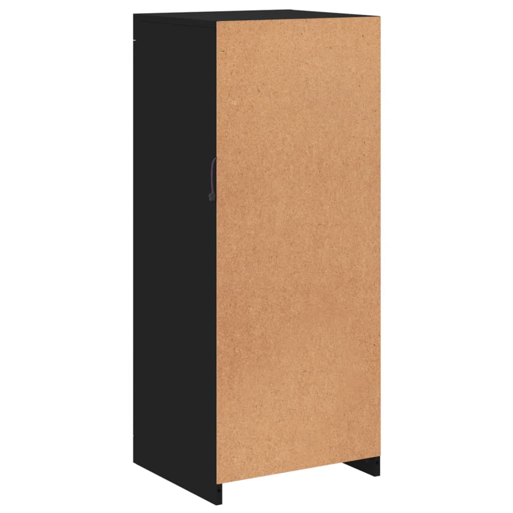 Credenza con Luci LED Nera 41x37x100 cm - homemem39