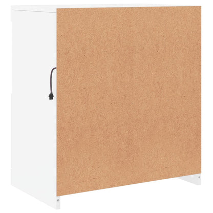 Credenza con Luci LED Bianca 60x37x67 cm - homemem39