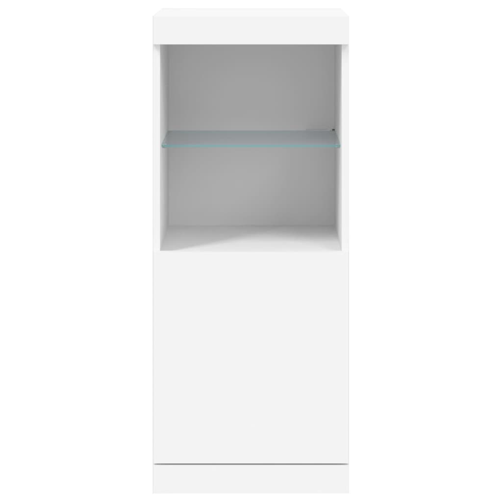 Credenza con Luci LED Bianca 41x37x100 cm - homemem39