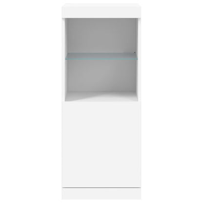 Credenza con Luci LED Bianca 41x37x100 cm - homemem39