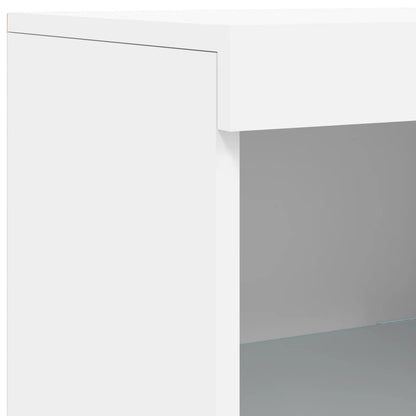 Credenza con Luci LED Bianca 41x37x100 cm - homemem39