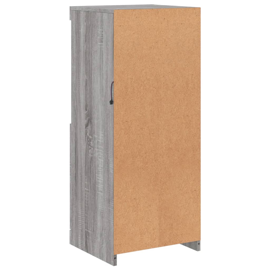 Credenza con Luci LED Grigio Sonoma 41x37x100 cm - homemem39