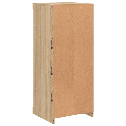 Credenza con Luci LED Rovere Sonoma 41x37x100 cm - homemem39