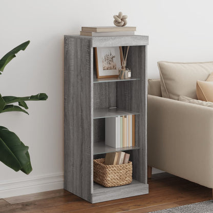 Credenza con Luci LED Grigio Sonoma 41x37x100 cm - homemem39