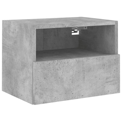 Mobili TV Muro 2pz Grigio Cemento 40x30x30 cm Legno Multistrato - homemem39