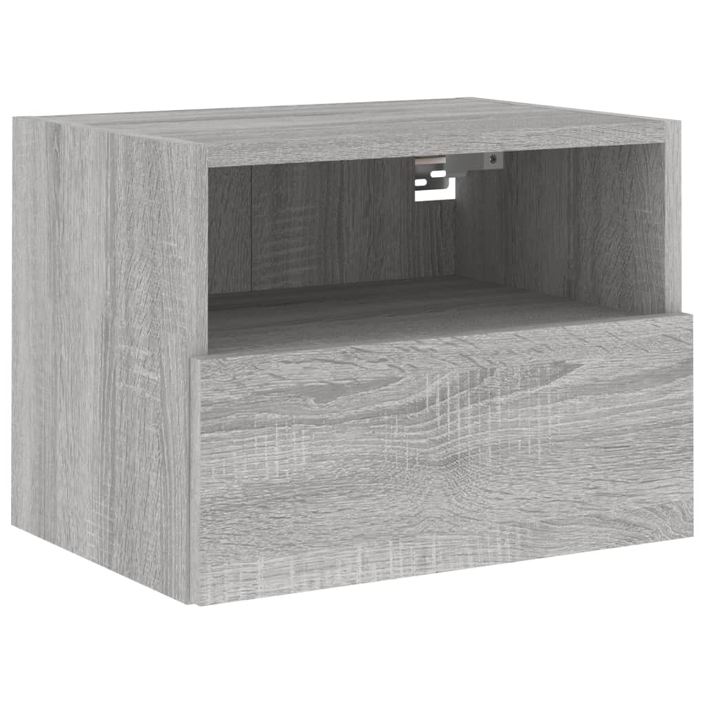 Mobili TV Muro 2pz Grigio Sonoma 40x30x30 cm Legno Multistrato - homemem39