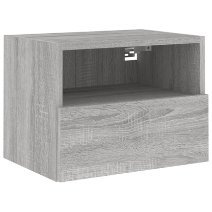 Mobili TV Muro 2pz Grigio Sonoma 40x30x30 cm Legno Multistrato - homemem39