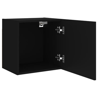 Mobili TV a Parete 2pz Neri 40,5x30x40 cm in Legno Multistrato - homemem39