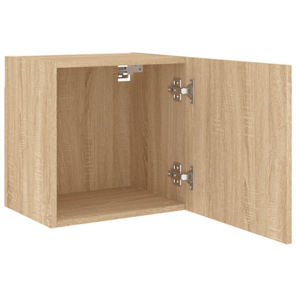 Mobili TV Muro 2pz Rovere Sonoma 40,5x30x40cm Legno Multistrato - homemem39