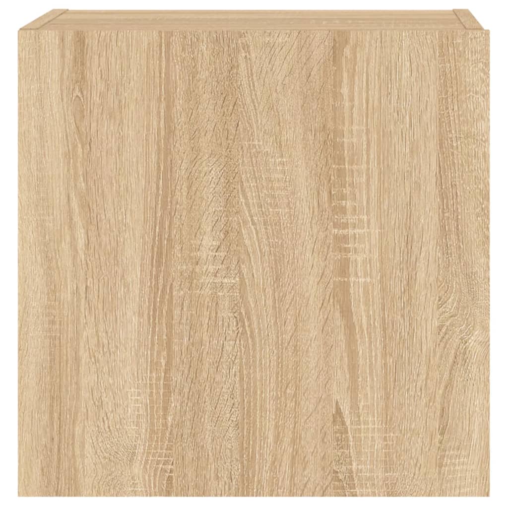 Mobili TV Muro 2pz Rovere Sonoma 40,5x30x40cm Legno Multistrato - homemem39