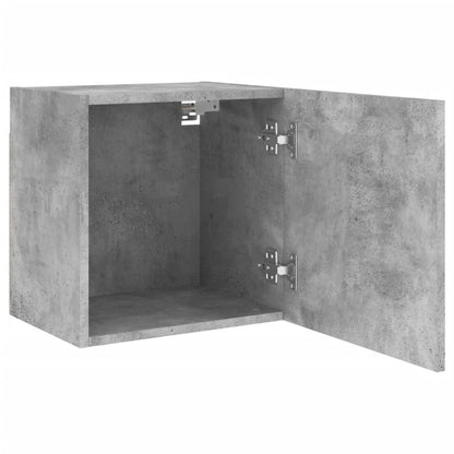 Mobili TV Muro 2pz Grigio Cemento 40,5x30x40 Legno Multistrato - homemem39