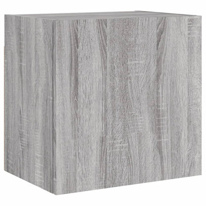 Mobili TV Muro 2pz Grigio Sonoma 40,5x30x40cm Legno Multistrato - homemem39
