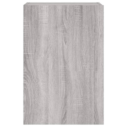 Mobile TV Parete Grigio Sonoma 40,5x30x60 cm Legno Multistrato - homemem39