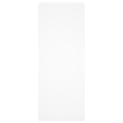 Mobile TV a Parete Bianco 40,5x30x102 cm in Legno Multistrato