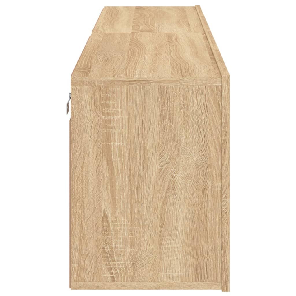 Mobili TV a Parete 2pz Rovere Sonoma 80x30x41 cm - homemem39