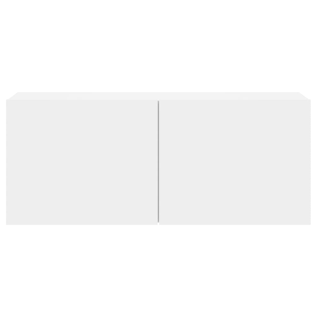 Mobile TV a Parete Bianco 100x30x41 cm