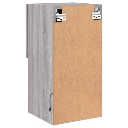 Mobili TV con Luci LED 2pz Grigio Sonoma 30,5x30x60 cm