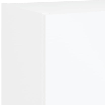 Mobili Porta TV con Luci LED 2 pz Bianchi 40,5x30x90 cm | homemem39