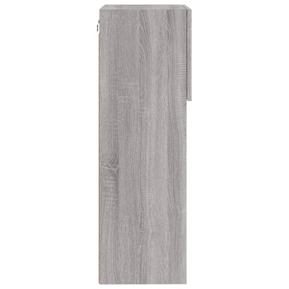 Mobili TV con Luci LED 2pz Grigio Sonoma 40,5x30x90 cm