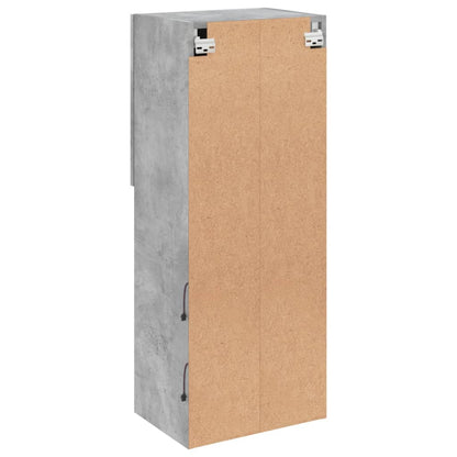 Mobile TV con Luci LED Grigio Cemento 40,5x30x102 cm | homemem39