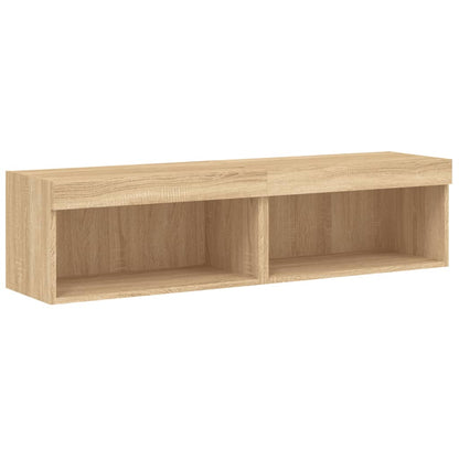 Mobili TV con Luci LED 2pz