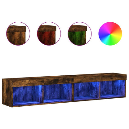 Mobili Porta TV con Luci LED 2 pz